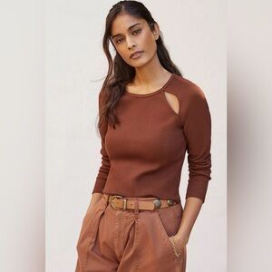 Maeve Ribbed Cut-Out Top
Anthropologie